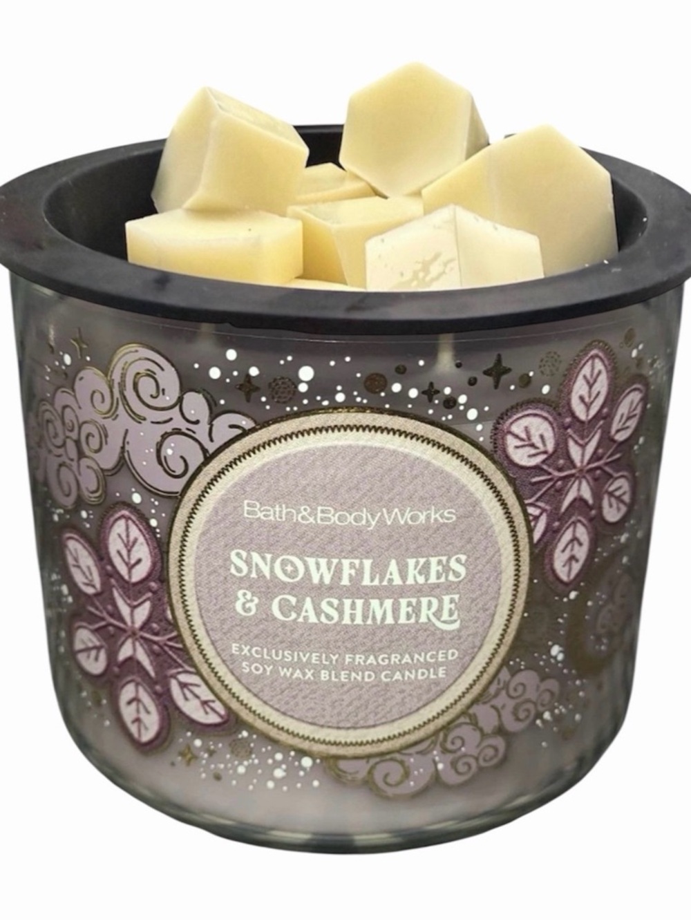 Wax Melts 4oz - Bath and Body Works - Snowflakes & Cashmere